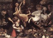 NIEULANDT, Adriaen van Kitchen Scene oil painting artist